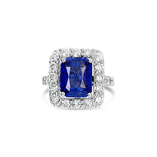 Sapphire & Diamond Ring