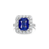 Sapphire & Diamond Ring