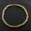 Double Twist & Plain Oval Link Chain