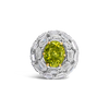Green-Yellow Diamond Ring