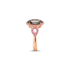 Green & Pink Diamond Ring