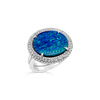 Opal & Diamond Ring