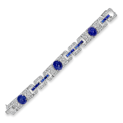 Sapphire & Diamond Estate Bracelet
