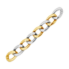 Yellow & White Gold Link Estate Bracelet