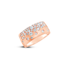 Diamond & Rose Gold Confetti Ring