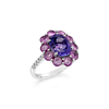 Tanzanite & Pink Sapphire Ring