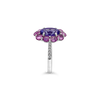 Tanzanite & Pink Sapphire Ring