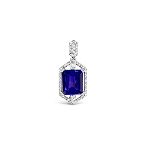 Tanzanite & Diamond Pendant