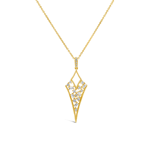 Diamond Arrowhead Pendant