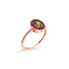 Yellow & Pink Sapphire Ring