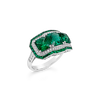 Emerald & Diamond Ring