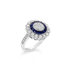 Sapphire & Diamond Ring