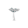 Diamond & Paraiba Flower Ring