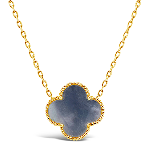 Onyx & Mother of Pearl Reversible Pendant