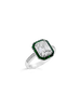 Tsavorite & Diamond Ring