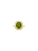 Peridot & Diamond Ring