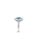 Paraiba & Diamond Ring