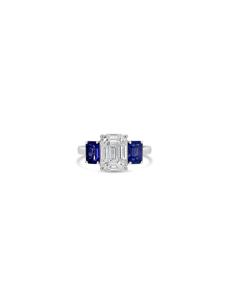 Sapphire & Diamond Ring