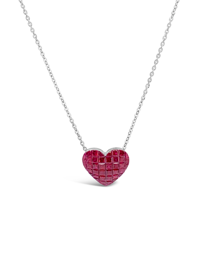 Ruby Heart Pendant