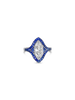 Marquise Diamond & Sapphire Ring