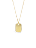 Diamond Dog Tag Style Pendant