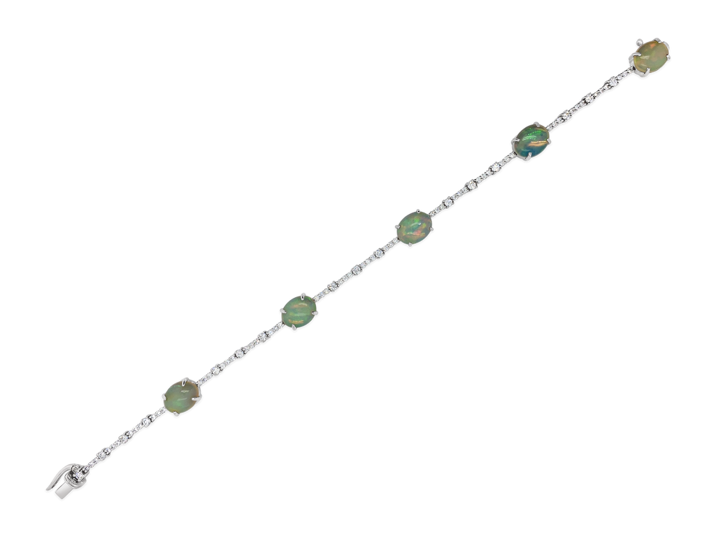 Opal & Diamond Bracelet