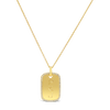 Diamond Dog Tag Style Pendant