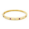 Ruby & Diamond Bangle Bracelet