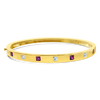 Ruby & Diamond Bangle Bracelet