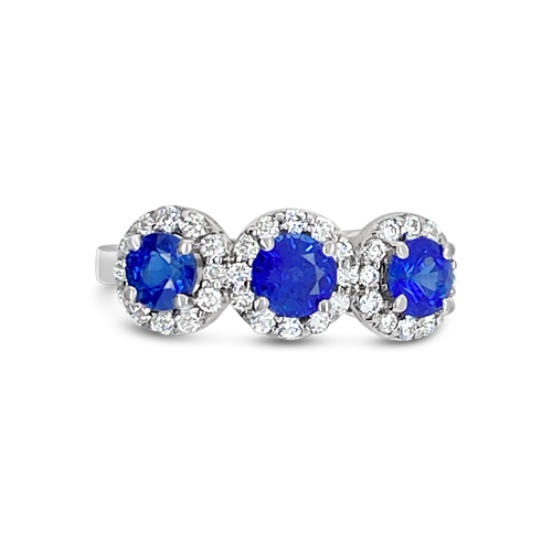 Sapphire & Diamond Ring
