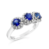 Sapphire & Diamond Ring