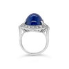 Star Sapphire & Diamond Ring