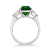 Demantoid Garnet & Diamond Ring