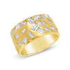 Diamond Cigar Band RIng