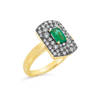 Emerald & Diamond Ring