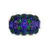Tanzanite, Sapphire & Tsavorite Ring