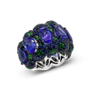 Tanzanite, Sapphire & Tsavorite Ring
