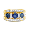 Sapphire & Diamond Ring