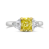 Fancy Intense Yellow Diamond Engagement Ring