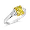 Fancy Intense Yellow Diamond Engagement Ring