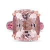 Morganite Ring in Rose Gold