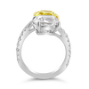 Yellow & White Diamond Bypass Ring