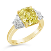 Fancy Yellow Diamond Engagement Ring