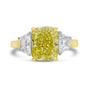 Fancy Yellow Diamond Engagement Ring