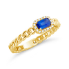 Sapphire & Diamond Ring