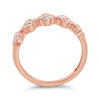 Rose Gold & Diamond Flower/Clover Ring