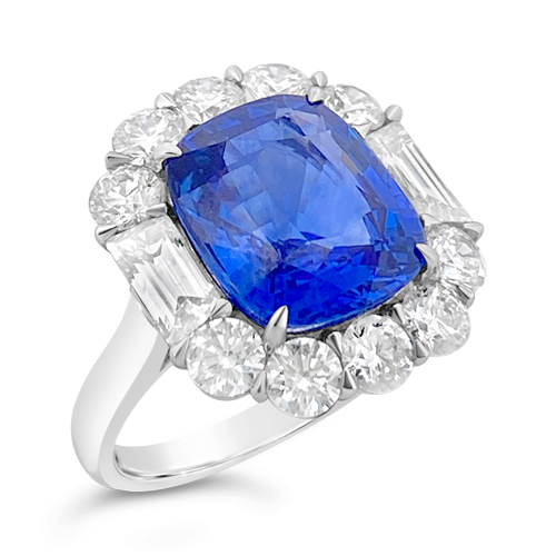 Sapphire & Diamond Ring