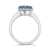 Unique Black Diamond & Turquoise Ring