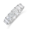Radiant cut Diamond Eternity Band Ring