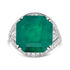 Emerald & Diamond Ring